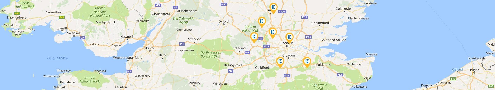 Kenwood PLC Map Locations