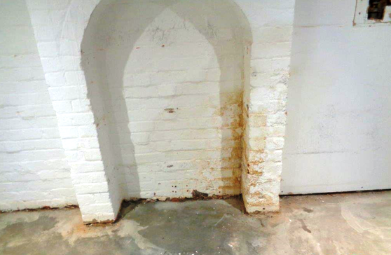 Walls Prior to Treatment